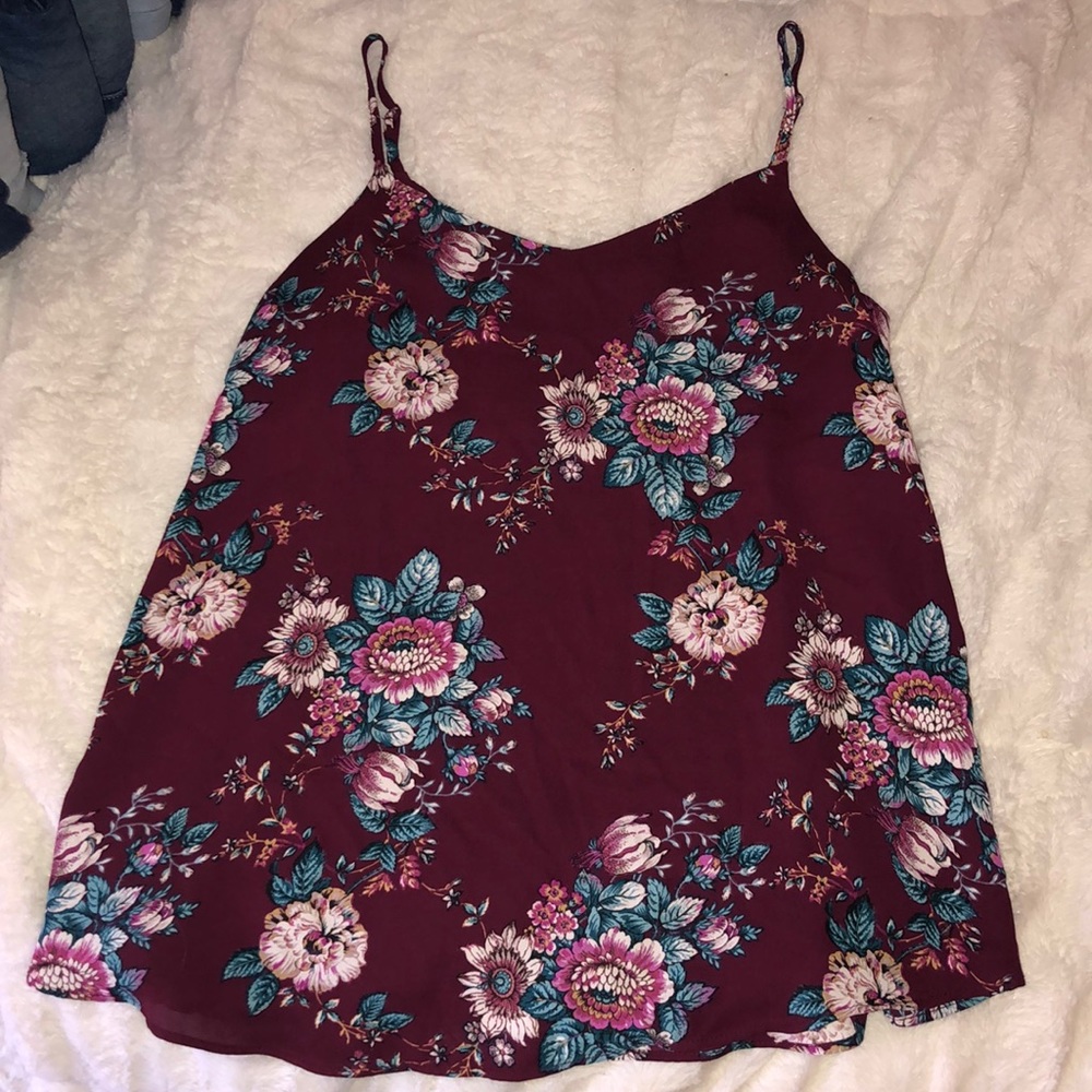 Floral tank top